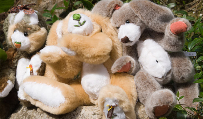 Création de lapins en peluche